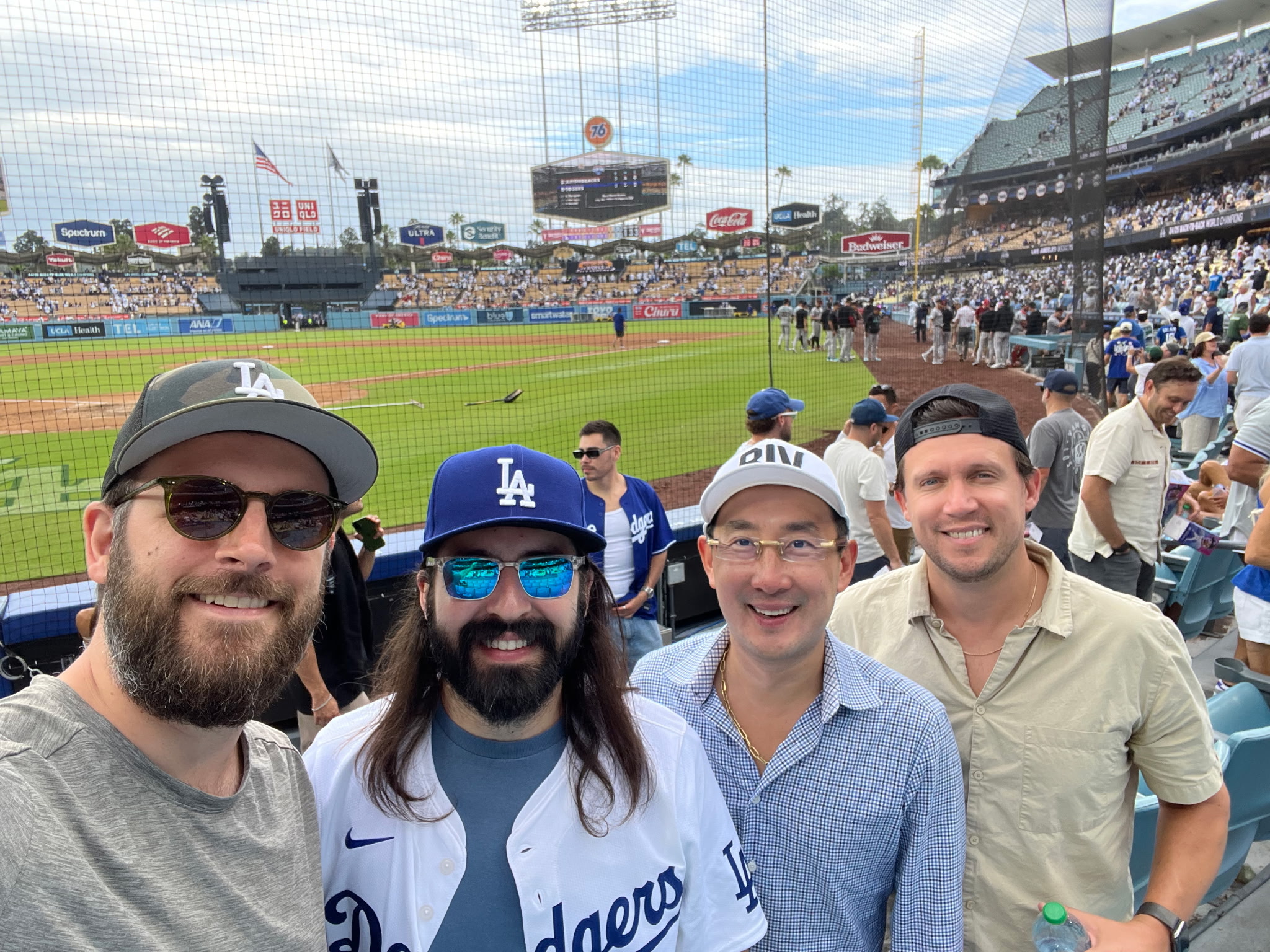 Tyler at a Dodger's Game